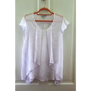 Women's Size Large Counterparts Rayon Lightweight Summer Top